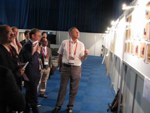 И.Д.Медвинский представляет постерный доклад