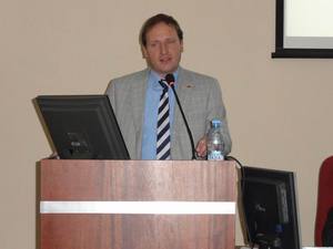 Представитель Форума им. Р.Коха и И.И.Мечникова С.Штаброт (Германия, Берлин)