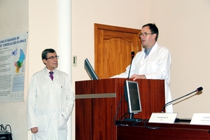 д.м.н. Скорняков С.Н. и профессор Жильбер Массар