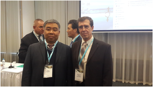 Слева направо: Zhang F. (г. Харбин, Китай) и Скорняков С.Н. (г. Екатеринбург)